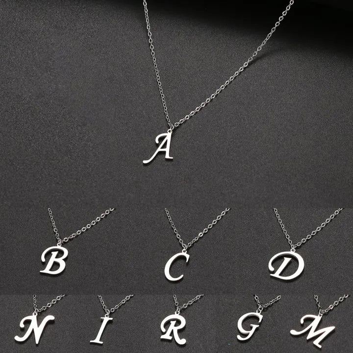 A to Z Alphabet Necklace,Locket,Pendants Gift for Boys Girls/Women