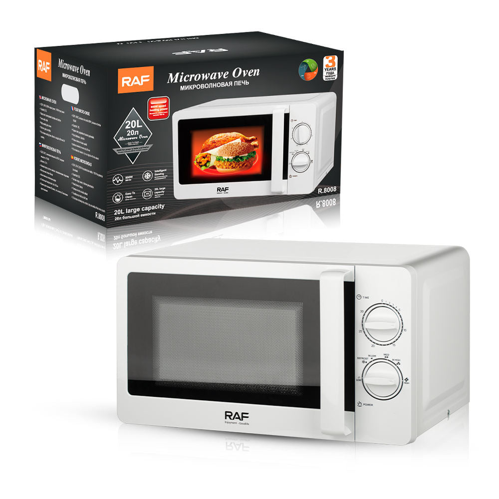 RAF Intelligent Thawing Countertop Mechanical Control Microwave Kitchen Microondas Electric 20L Large Microwave Oven