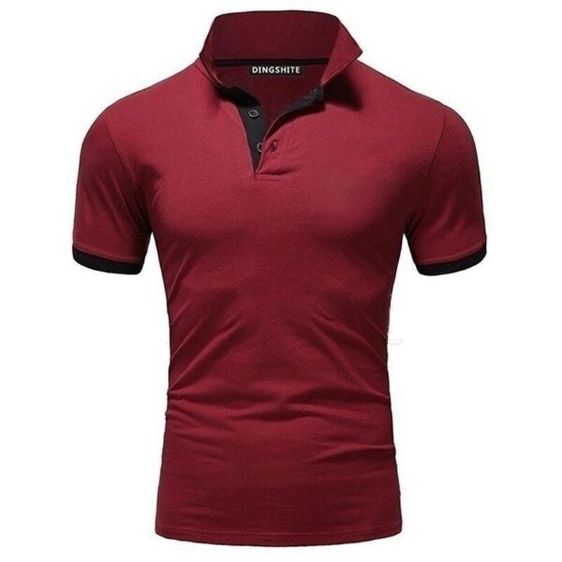New Summer Fashion Custom Logo Men Work Clothes Men'S Short-Sleeved Shirt White Color Blank Men Polo Shirt