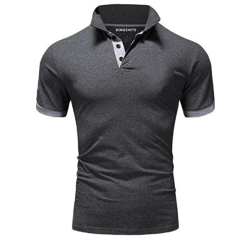 New Summer Fashion Custom Logo Men Work Clothes Men'S Short-Sleeved Shirt White Color Blank Men Polo Shirt