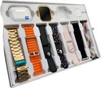7 in 1 Smart Watch - 7 Straps Smart watch Ultra watch 8 for Gift - 7in1 Smart watch for Boys - 7 in 1 Ultra Smart watch for Girls - Ultra 7 in 1 strap - Smart watch with 7 straps - Smart watch 7 in 1 - Ultra Smart watch 7 straps - Smartwatch Ultra 8 watch
