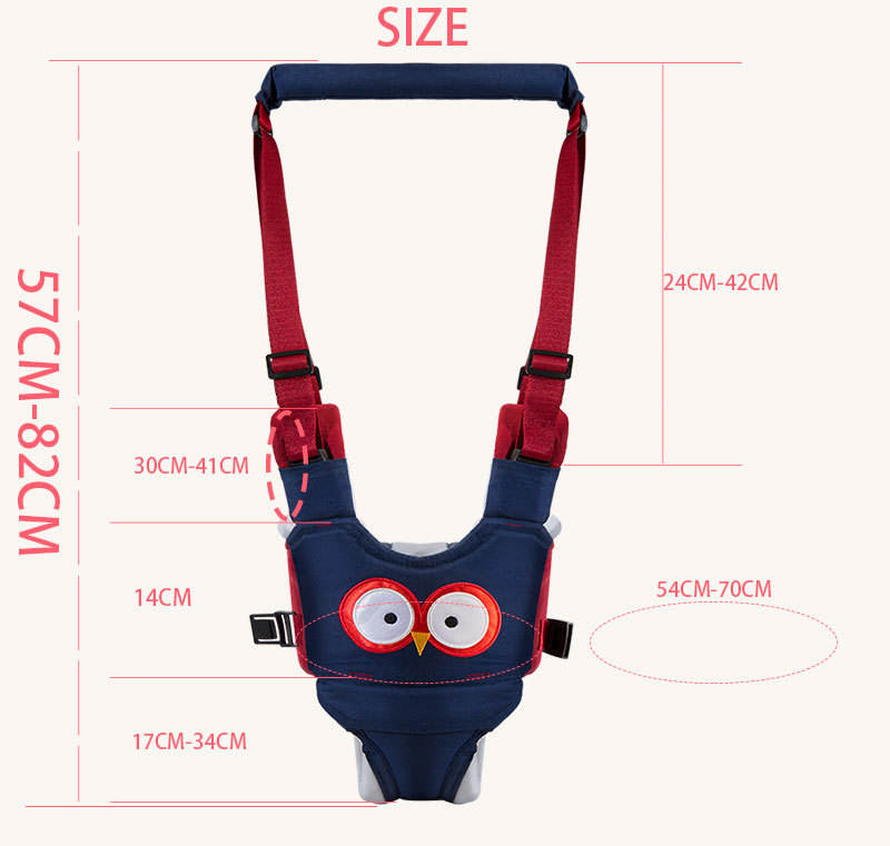 Baby Walker Toddler Walking Harness Handheld Helper Adjustable Standing Up Walking Learning Helper for Toddler By Arsazi Bags