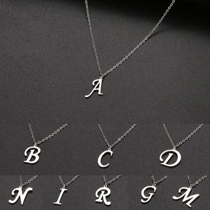 A to Z Alphabet Necklace,Locket,Pendants Gift for Boys Girls/Women